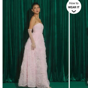 Wicked floral sweetheart gown